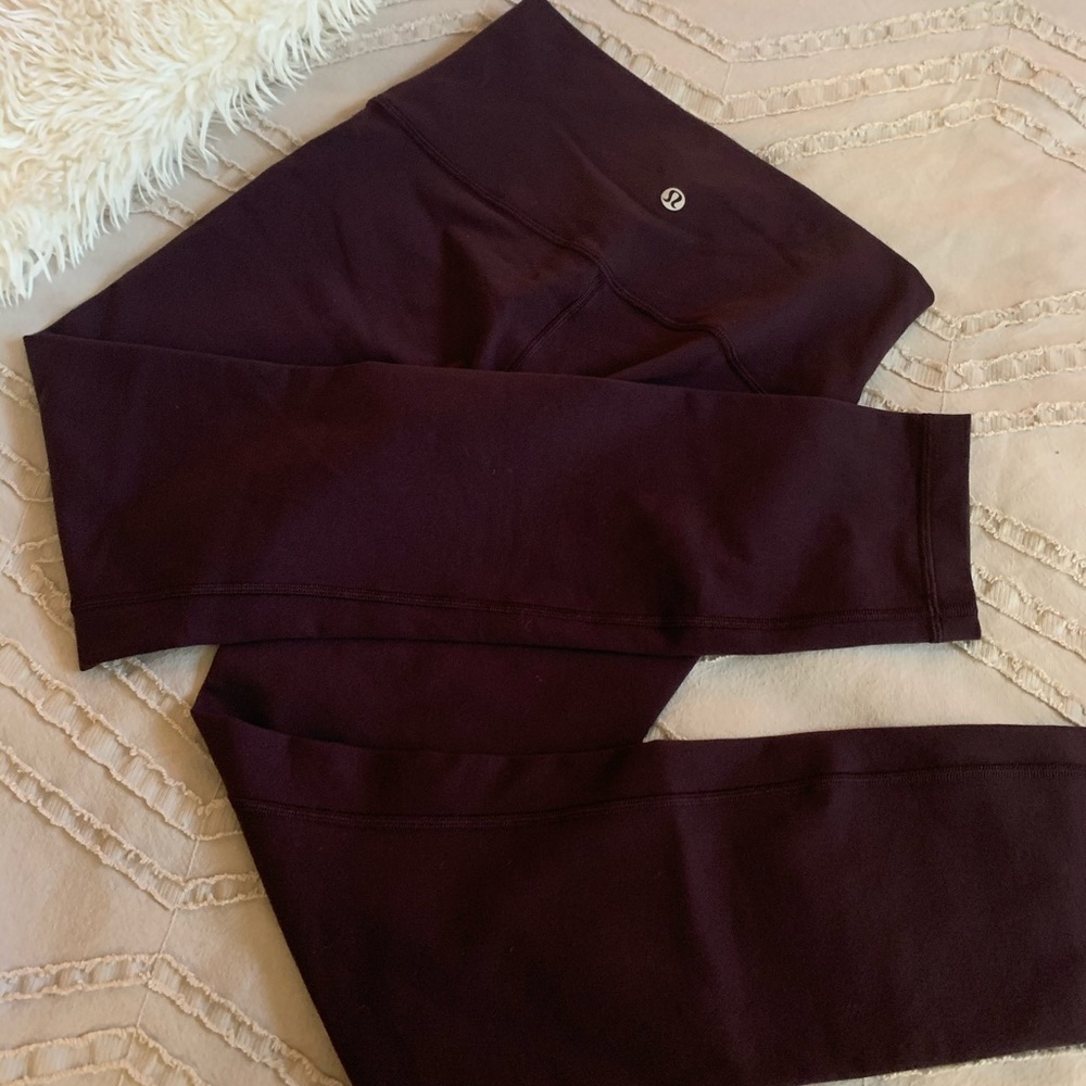 Lululemon 7/8 Leggings Dark Eggplant